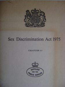 Cover image of Sex Discrimination Act 1975